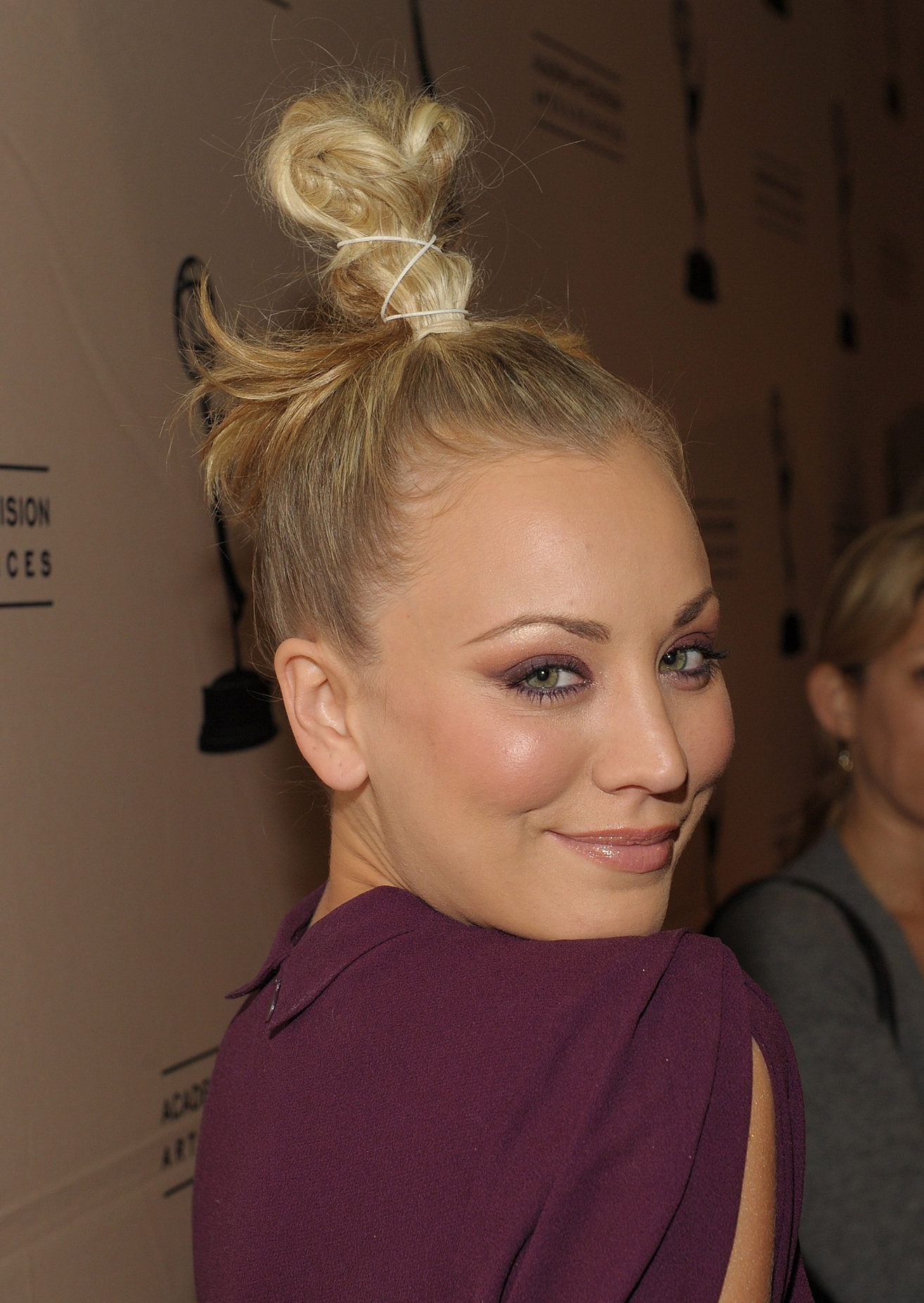 Kaley Cuoco Pictures Kaley Cuoco attending the Academy of Television Arts Sciences at Leonard H Goldenson Theatre on February 18, 2010