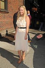 Kaley Cuoco  At the Late Show With David Lettermen - September 25, 2012 