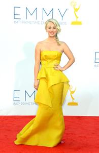 Kaley Cuoco - 64th Primetime Emmy Awards LA on September 23, 2012