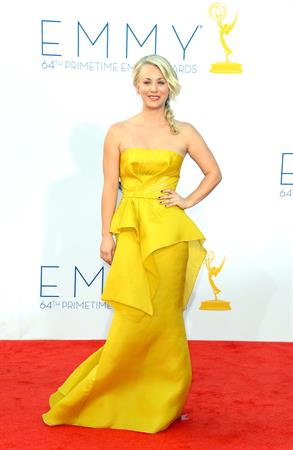 Kaley Cuoco - 64th Primetime Emmy Awards LA on September 23, 2012