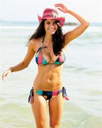 Lauren Mellor in a bikini