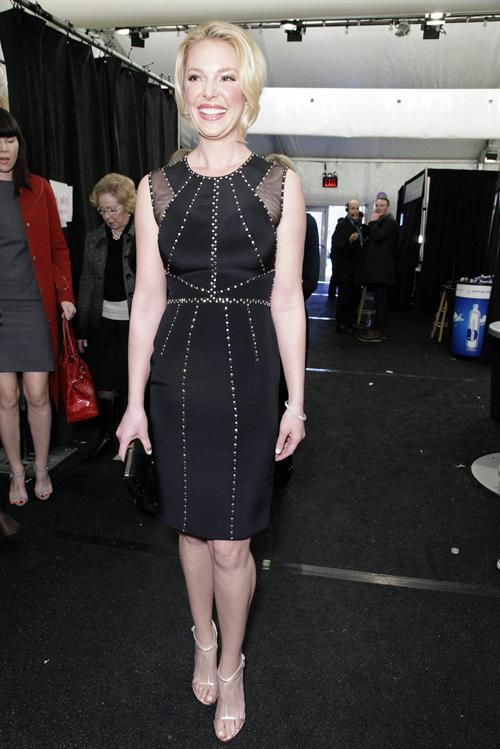 Katherine Heigl Jenny Packham During Fall 2013 Mercedes-Benz Fashion Week February 12, 2013