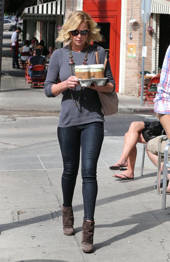 Katherine Heigl leaving Little Dom's restaurant Los Feliz October 6, 2012 