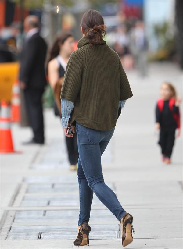 Katie Holmes in New York 10/11/13  
