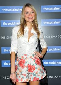 Katrina Bowden the Social Network New York Screening on September 29, 2010 