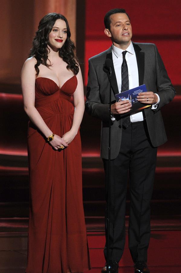 Kat Dennings - 64th Primetime Emmys Nokia Theatre LA Sept 23, 2012