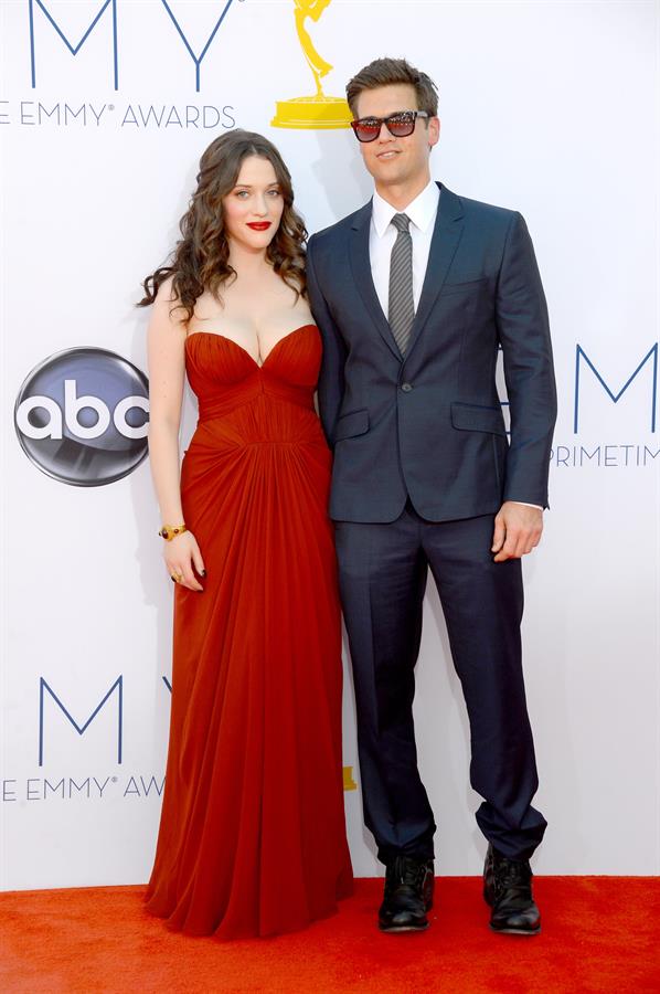 Kat Dennings - 64th Primetime Emmys Nokia Theatre LA Sept 23, 2012