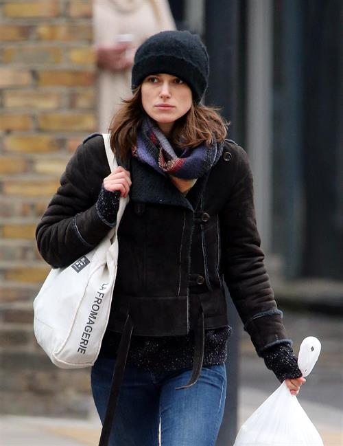 Keira Knightley out and about in London 2/25/13 