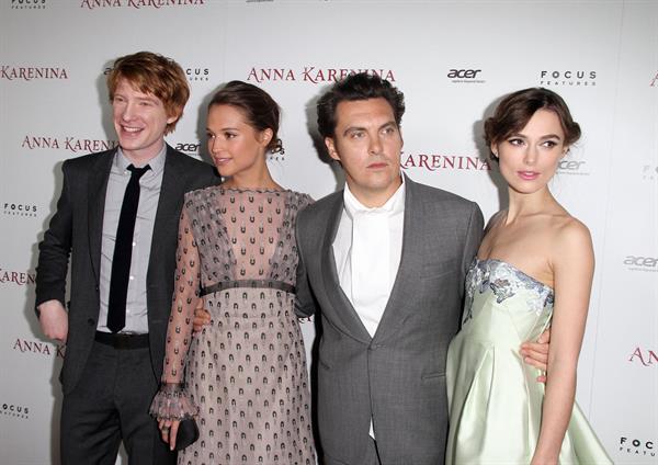 Keira Knightley 'Anna Karenina' premiere in Los Angeles 11/14/12 