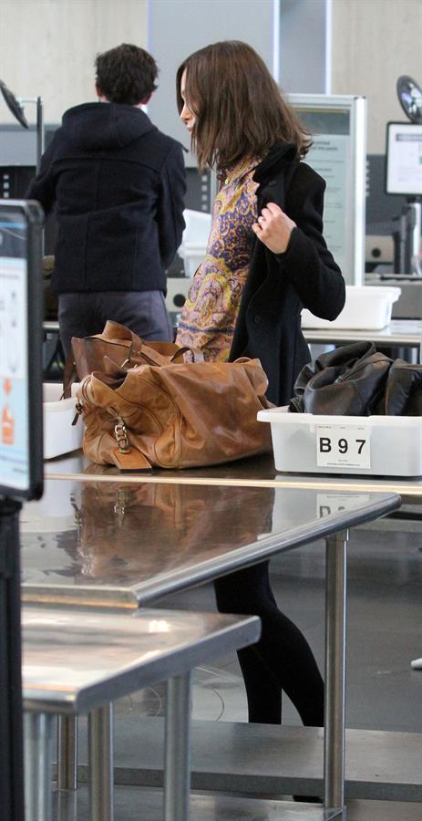 Keira Knightley At LAX Airport - November 10, 2012