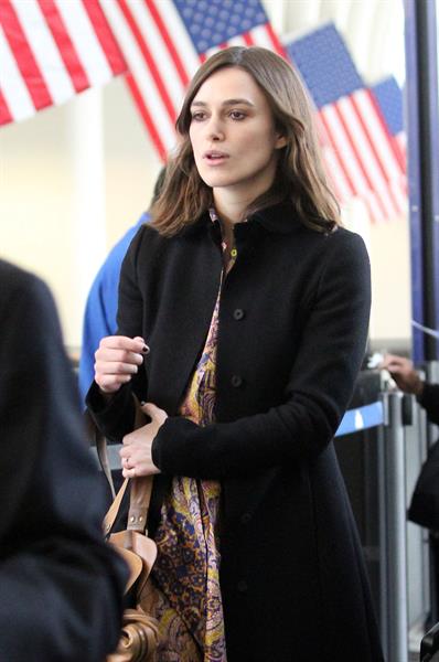 Keira Knightley At LAX Airport - November 10, 2012
