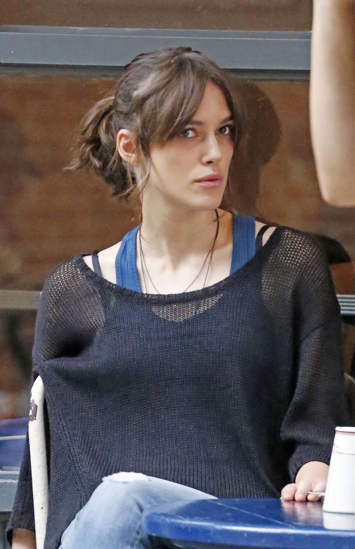 Keira Knightley Pictures Keira Knightley - Can A Song Save Your Life set candids in New York City, July 9, 2012