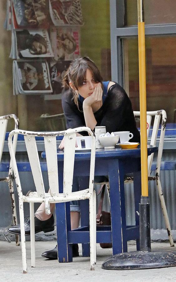 Keira Knightley -  Can A Song Save Your Life  set candids in New York City, July 9, 2012