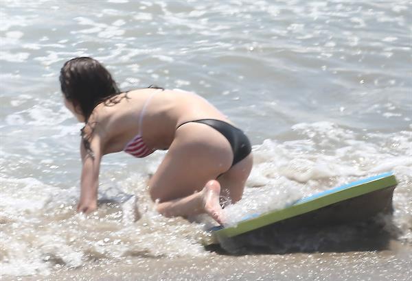 Kendall Jenner bikini candids in Malibu on July 4, 2013