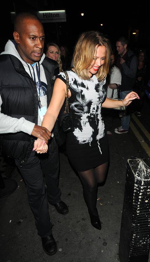 Kimberley Walsh Cheryl Cole's Concert After Party - October 8, 2012 