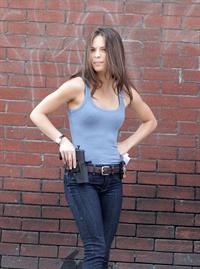 Kristin Kreuk - on the set of 'Beauty and the Beast' in Toronto August 16, 2012