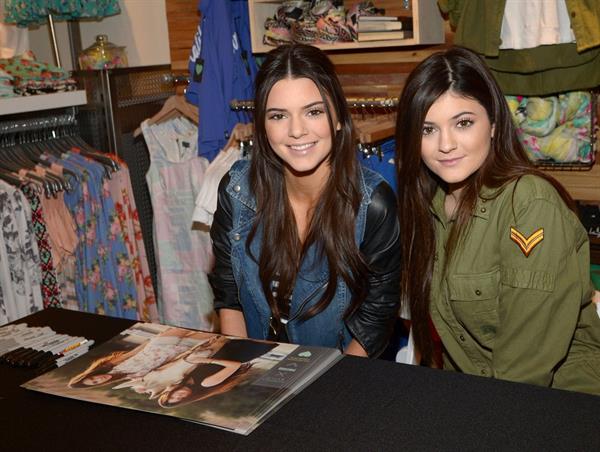 Kylie Jenner launching her clothing line at PacSun in NY 2/8/13 