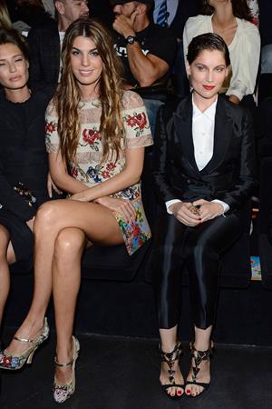 Laetitia Casta Dolce & Gabbana - Front Row - Milan Fashion Week (Sep 23, 2012) 
