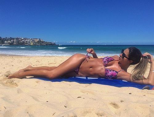 Carol Chafauzer in a bikini