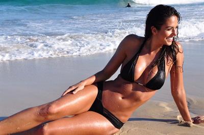 Carol Chafauzer in a bikini