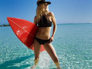 Elyse Knowles in a bikini