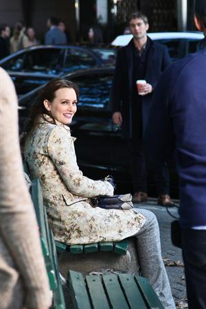 Leighton Meester  Set of Gossip Girl in Central Park - September 24, 2012 