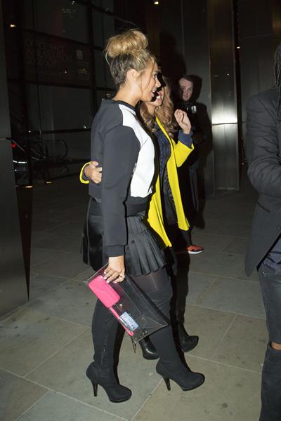 Leona Lewis Sushisamba 1st Anniversary party at the Heron Tower, London, November 12, 2013 