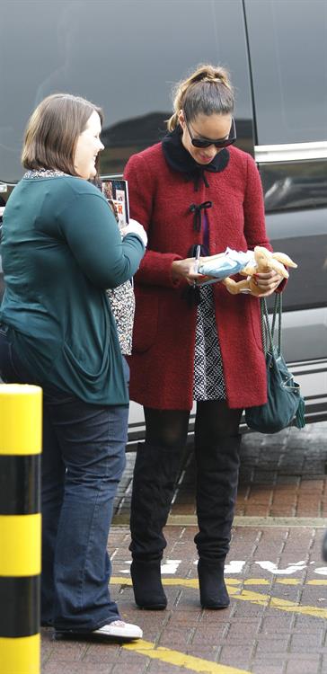 Leona Lewis Real Radio in Manchester - September 19, 2012 