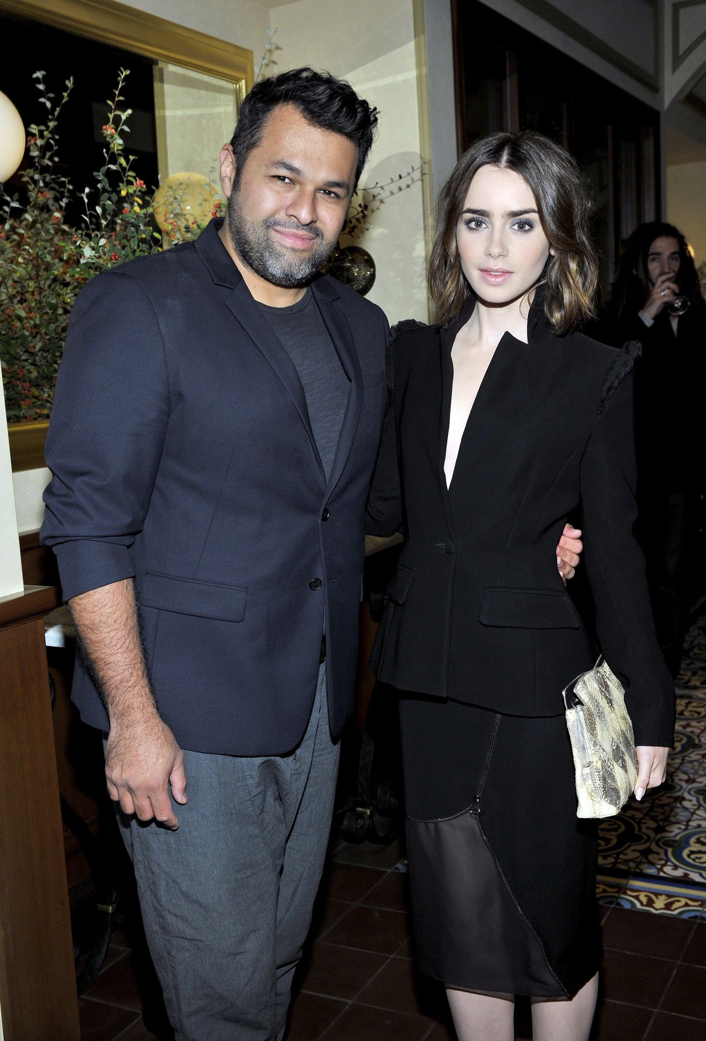 Lily Collins - CFDA & Vogue Fashion Fund Dinner 10/23/13  