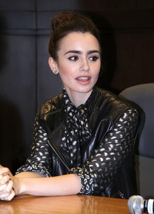 Lily Collins  Clockwork Princess  book release event in Los Angeles - March 21, 2013 