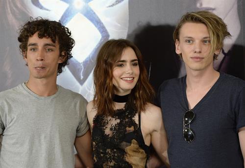 Lily Collins Pictures Lily Collins  The Mortal Instruments: City of Bones  Madrid Premiere 8/22/2013
