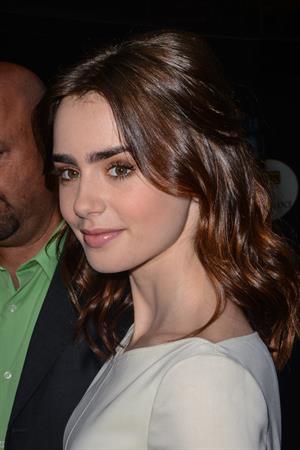 Lily Collins Outside 'Good Morning America' studio - New York, Aug. 7, 2013 