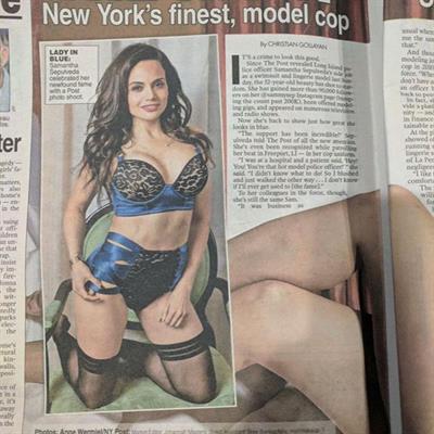 Samantha Sepulveda in lingerie