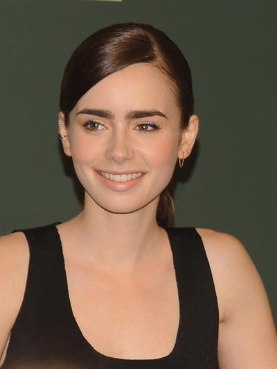 Lily Collins Seventeen Magazine September Cover Issue Celebration - New York, Aug. 6, 2013 