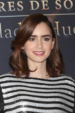 Lily Collins  City of Bones  Mexico Photcall 8/26/13  