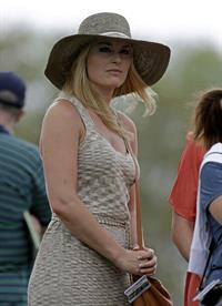 Lindsey Vonn First round of the 2013 Masters Tournament at Augusta National Golf Club 11.04.13 