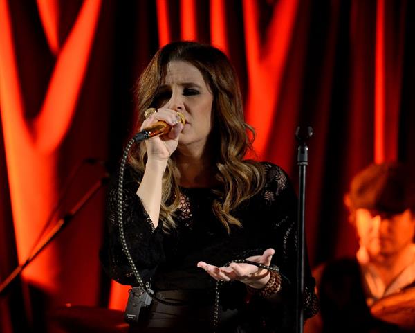 Lisa Marie Presley Performs on stage at Bush Hall in London, England (October 4, 2012) 