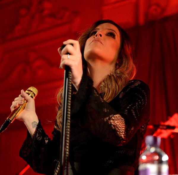 Lisa Marie Presley Performs on stage at Bush Hall in London, England (October 4, 2012) 
