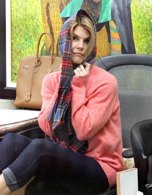 Lori Loughlin at a salon in Beverly Hills 1/28/13 