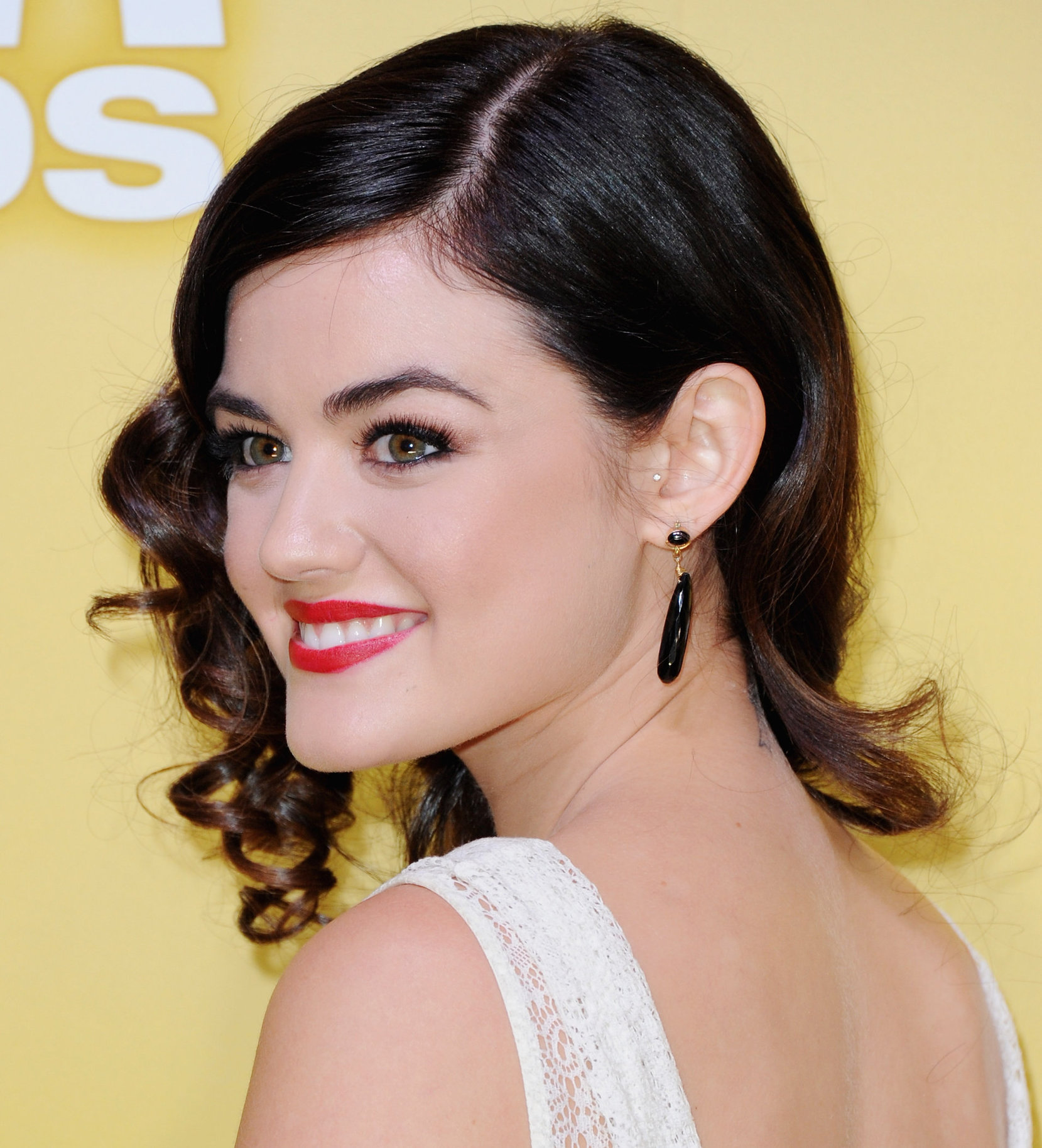 Lucy Hale 46th annual CMA awards in Nashville 11/1/12