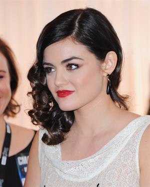 Lucy Hale 46th annual CMA awards in Nashville 11/1/12