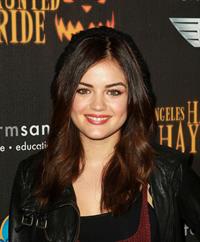 Lucy Hale 4th annual Haunted Hayride LA 10/7/12 