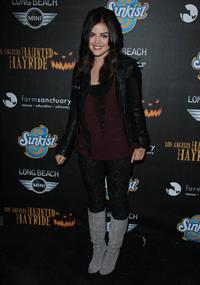 Lucy Hale 4th annual Haunted Hayride LA 10/7/12 
