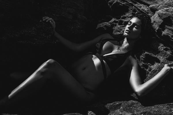 Hailey McLaine Outland in a bikini