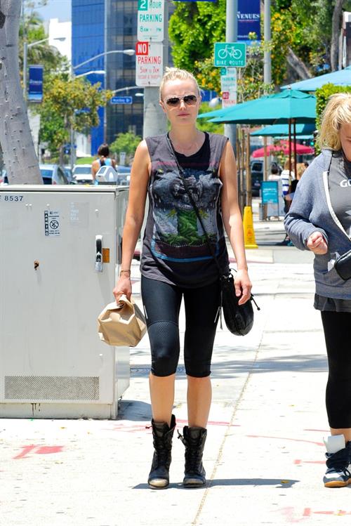 Malin Akerman out and about in Beverly Hills on May 31, 2013