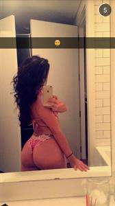 Mónica Alvarez taking a selfie and - ass