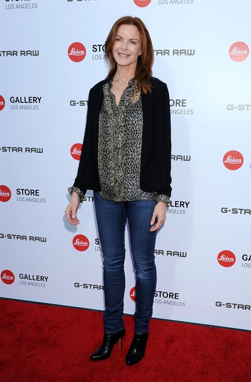 Marcia Cross G-Star RAW unveils RAW Leica at the Leica Store Opening on June 20, 2013