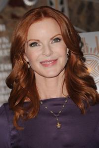 Marcia Cross Marcia Cross Lights The Empire State Building In Honor Of Plan International USA on October 10, 2012