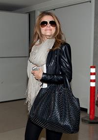 Maria Menounos arrives at LAX Airport on March 10, 2013