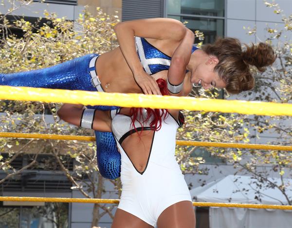 Maria Menounos WWE SummerSlam 2013 in LA 8/18/13 